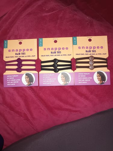 Customer photo review of Snappee™ Hair Ties