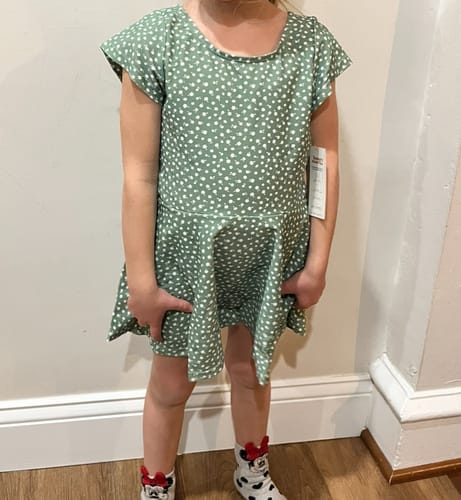 Customer photo review of pep swim dress top