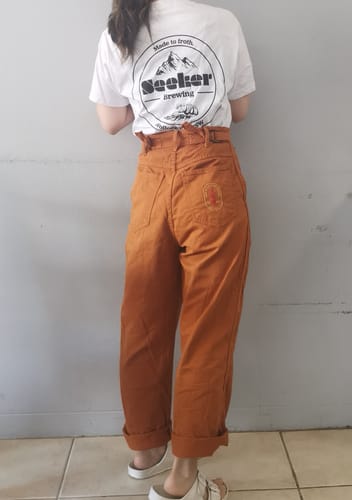 Customer photo review of Station Work Pants Rust