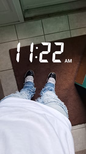 Customer photo review of Rage Stacked Denim (Blue Wash)