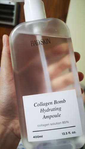 Customer photo review of Bad Skin™ Korean Collagen Bomb Hydrating Ampoule