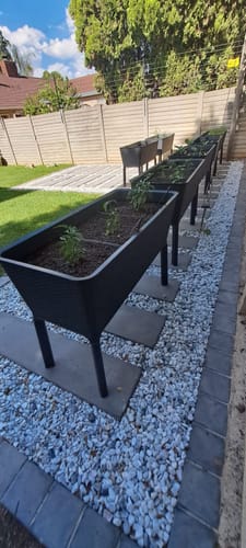 Customer photo review of Full Bloom Garden Bed