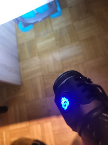 Customer photo review of Mini-Taschenlampe mit dreiäugigem Monster