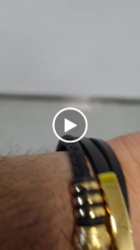 Customer video review of Lederarmband "Shine"