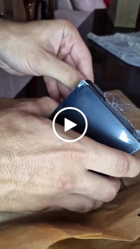 Customer video review of Lederarmband "Wrap"
