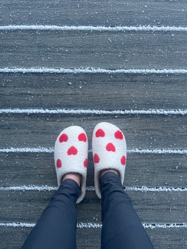 Customer photo review of Lover's Plush Slippers