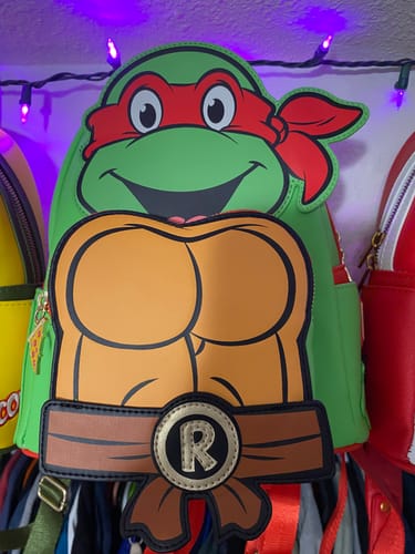 Customer photo review of 707 Street Exclusive - Loungefly Nickelodeon TMNT Raphael Cosplay Mini Backpack