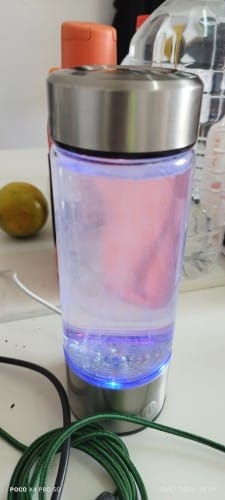 Customer photo review of HyrdoLab® Hydrogen Water Bottle 420ml