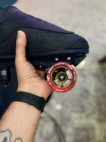 Customer photo review of FXX Roller Skate Wheels