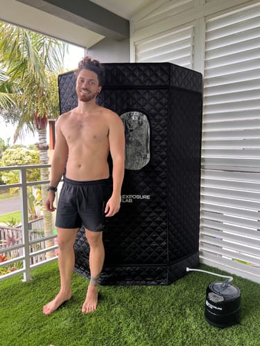 Customer photo review of ExposureLab® Steam Sauna (HeatLab®)
