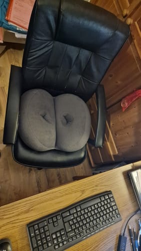 Customer photo review of Gerinc és Keresztcsont Tehermentesítő Ülőpárna