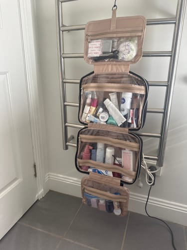Customer photo review of The Space Saver Bonchemin Hanging Toiletry Bag