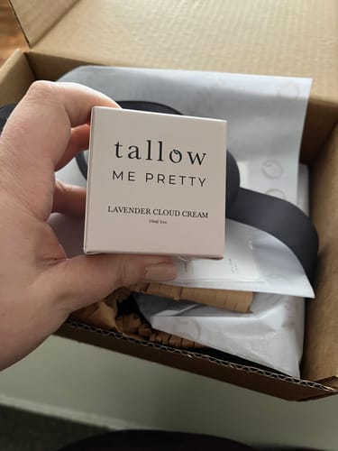 Customer photo review of Lavender Cloud Cream