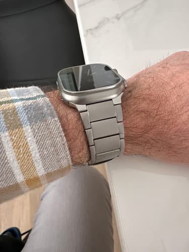 Customer photo review of Titanium Bracelet