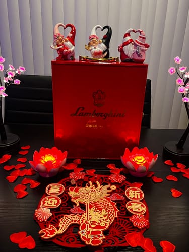Customer photo review of Lamborghini: LUXE Red Collection with Gift Set | Valentine's Edition