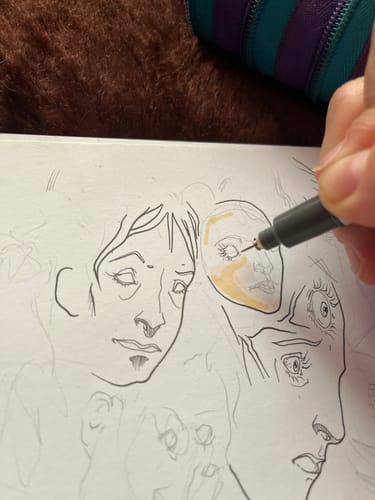 Customer photo review of Copic Multiliner SP - Tiralíneas Negro