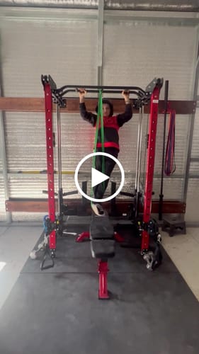 Customer video review of Major Fitness F35 All-In-One Home Gym Wall-Mount Folding Power Rack