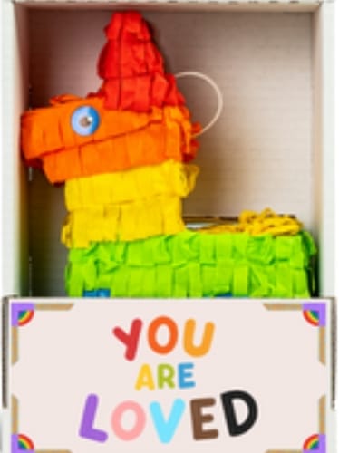 Customer photo review of You are Loved Pride Piñatagram