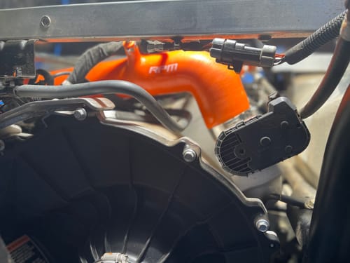 Customer photo review of RPM SxS Polaris RZR Turbo R & PRO XP Turbo Silicone Intake J-Tube, Charge Tube W/ BOV, & Intake Tube KIT