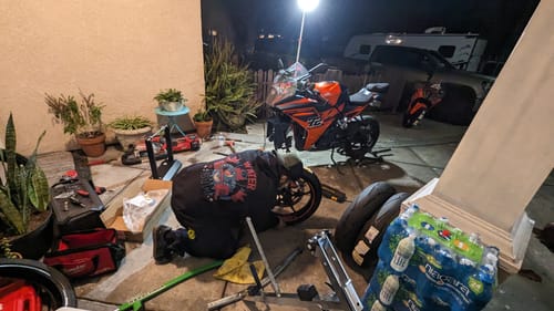 Customer photo review of Rabaconda Street Bike Tire Changer