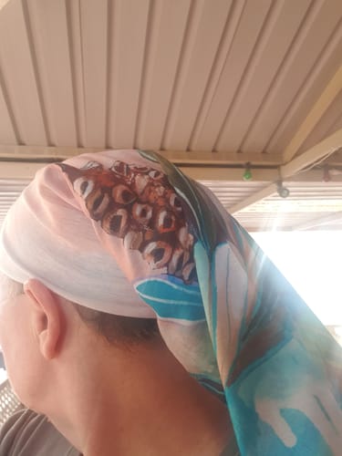 Customer photo review of SLEEP HAIR COZY