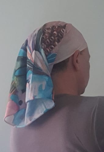 Customer photo review of SLEEP HAIR COZY