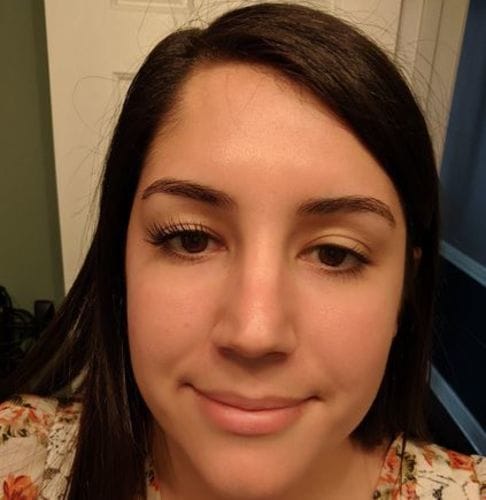 Customer photo review of Rise Luxus Iron Wand Mascara