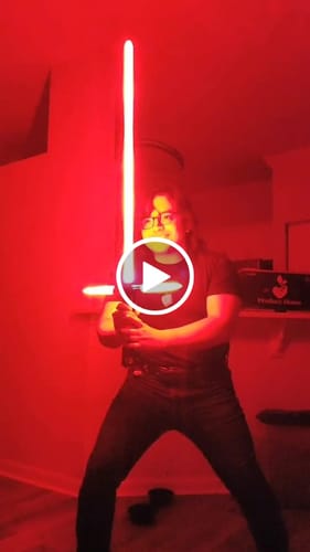 Customer video review of KR hero saber