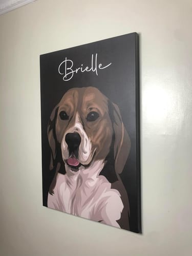 Customer photo review of Pet Canvas Wrap - Solo
