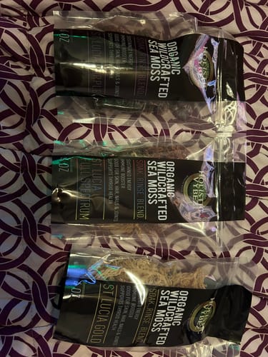 Customer photo review of Raw Sea Moss Bundle