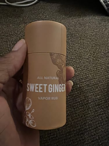 Customer photo review of North Carolina Sweet Ginger Rub