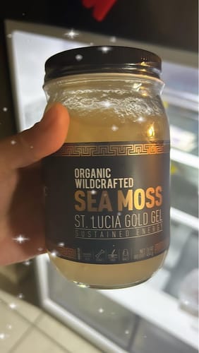 Customer photo review of St Lucia Gold Sea Moss Gel