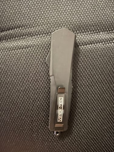Customer photo review of Black Ghost OTF Knife (Multiple Blade Styles Available)