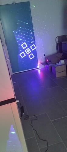 Customer photo review of RaveLight™ UPGRADED 15-Eye Laser Party Light