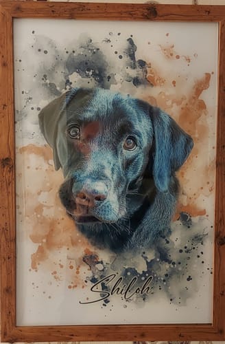 undefined review of Your Pet as Watercolor Portrait image 1 out of 1