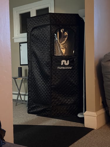 Customer photo review of nurecover Tropic® Home Steam Sauna