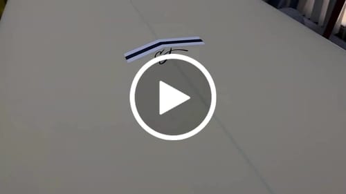 Customer video review of CJ Nelson OUTLIER (7'6-9'0) Single Fin Thunderbolt Red Light Tan