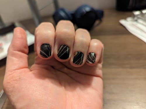 Customer photo review of Marble Sparkle