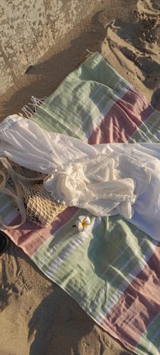 Helene H. review of Viabeach Coconut 4 Flat Sandal - Black image 1 out of 1