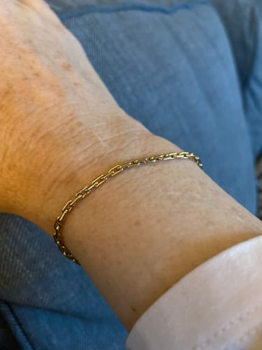 Customer photo review of Double Linked Chain Bracelet