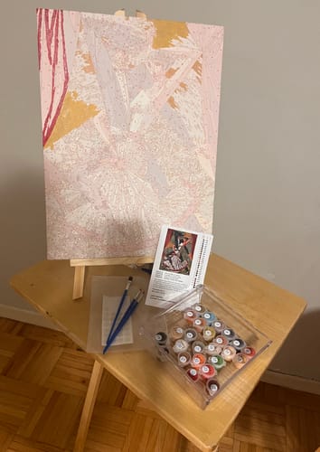 Customer photo review of One Piece: Straw Hat Crew - Anime Paint By Numbers Kit