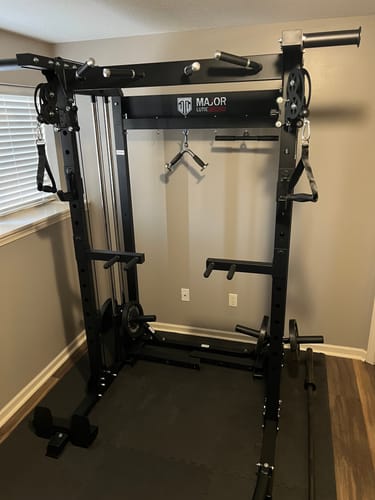 Customer photo review of Major Fitness F22 All-In-One Home Gym Power Rack