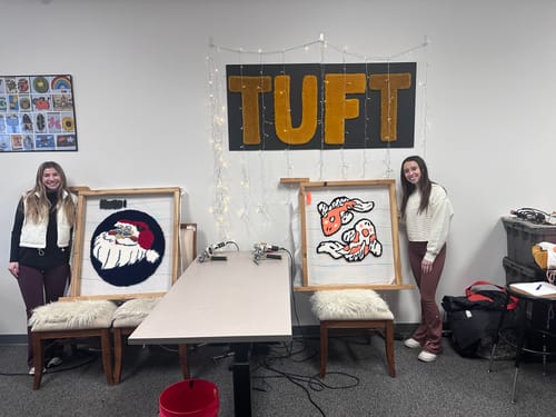 Customer photo review of Tuft Love Group Tufting Classes (Superior, CO)