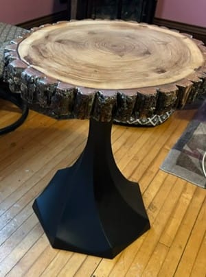 Customer photo review of End Table Base 217 Lithe 20H Modern Tulip Design