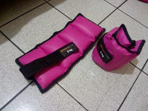 Customer photo review of Par Caneleira Tornozeleira 5kg