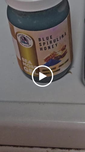 Customer video review of Blue Spirulina, Honey Sea Moss Gel