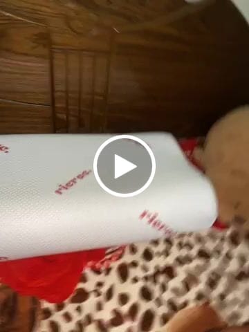 Customer video review of Contour Memory Foam Pillow suitable for Neck & Shoulder Pain