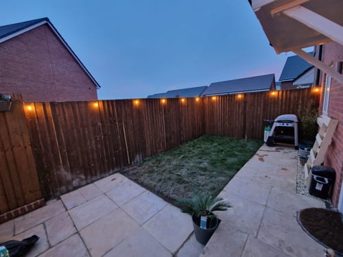 Customer photo review of Featheredge Fence Panel 6x6 ft