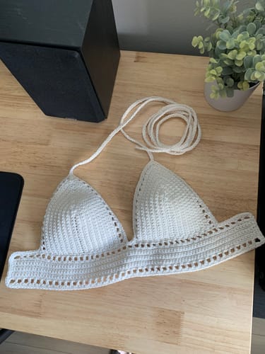 Customer photo review of Lilly Top Crochet Pattern
