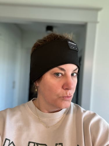 Customer photo review of CozyBand Wireless Headphones